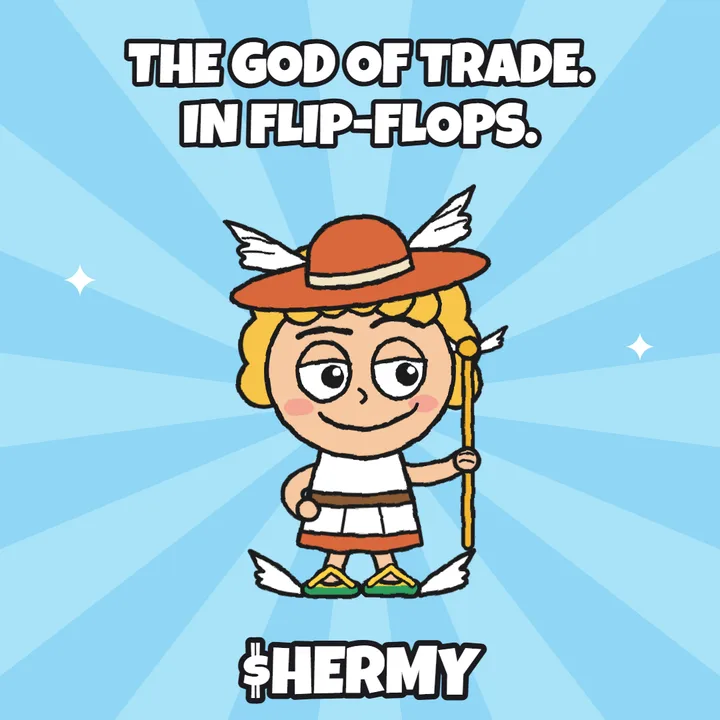 $HERMY brand meme